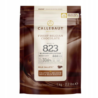 Čokoláda Callebaut 823 Mlieko na Pralin 1KG