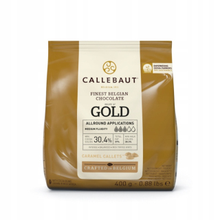 Čokoláda Callebaut Biela Salty Karmel Gold 400g