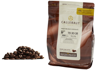Čokoláda Callebaut Bitter 2.5kg Silná 70% kakaa