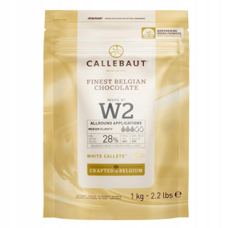 Čokoláda Callebaut W2 Biela až Pralin 1KG