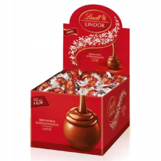 Mliečna čokoláda Lindt Lindor s náplňou 1,2 kg
