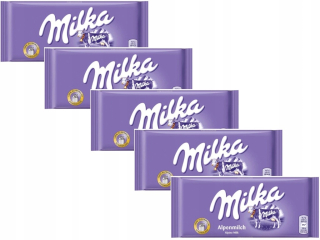 Čokoláda Milka Alpské mlieko 100g Balenie 24 ks