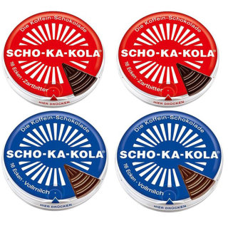 SADA horká Scho-Ka-Kola + mliečna čokoláda 4 ks