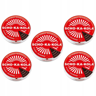 Čokoláda Scho-Ka-Kara Bitter s kofeínom 5 ks