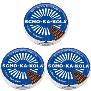 Čokoláda Scho-Ka-Kola Milky s kofeínom 3 ks