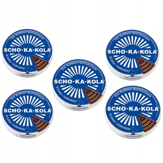 Čokoláda Scho-Ka-Kola Milky s kofeínom 5 ks
