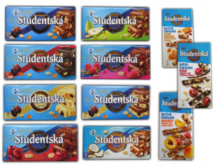 Čokoládový študent mega set 11 čokolády!