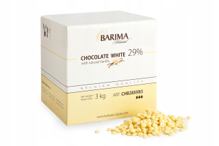 Biela čokoláda 29% CHB28XXB3 OP. 3 kg barima