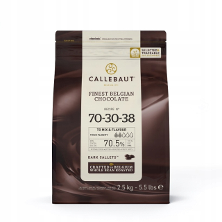 Čokoláda Dark Bitter Silná 70% Callebaut 2.5KG