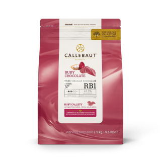 Ružová čokoláda Ruby Callebaut 1KG