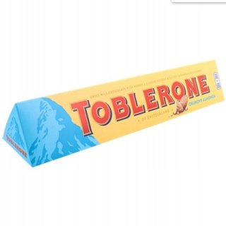 Čokoláda Toblerone Crunchy ALMOND PRIDE LARGE 360G
