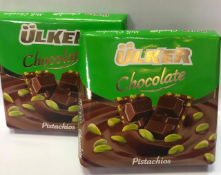 Turecká čokoláda s pistachios