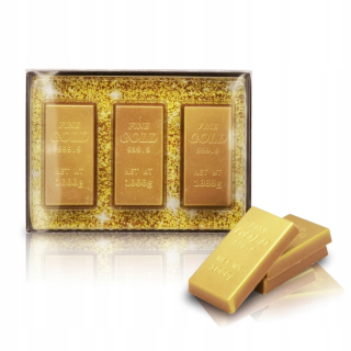 Darčekové čokolády v tvare Gold Bars
