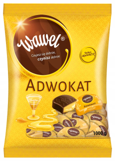 Plnené čokolády advokát 1kg wawel