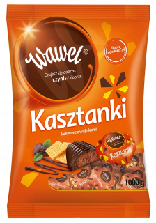 Čokolády plnené gaštan 1 kg wawel