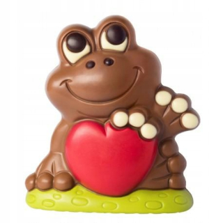 Čokoládová žaba so srdcom 135g