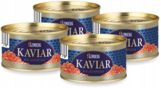 Červený kaviár s lososom Sockeye Down Lembemg.