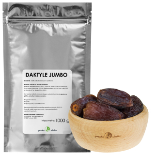 Sušené ovocie - JUMBO DATES, celé, bez kôstok, sušené medjool 1kg