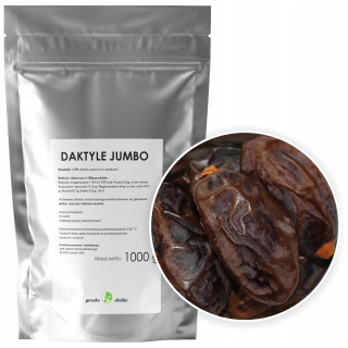 Sušené ovocie - Sušené Jumbo dátumy celé s semenami Medjool 1kg