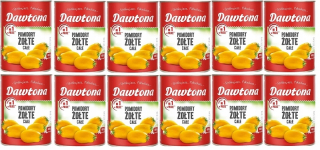 Dawton paradajky celú žltú v plechovke # 1 12ks