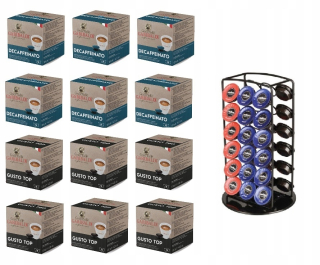 Kávové kapsule - Deca + Gusto Top Syst. A MODO MIO 192 PCS + ZADARMO