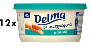 Margarín Delma z štipnutia soli 12 x 500 g