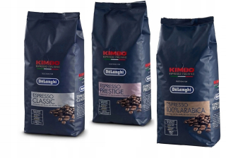 Zrnková káva - Delonghi Kimbo Prestige Arabica Classic Coure Set
