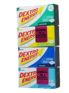 Dextro Energy Glukóza Mix pre 4 kusov športovcov