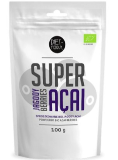 Diéta-potraviny Acai Berries prášok (100g) - BIO