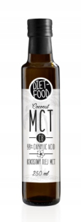 Diéta Potravinárska Olej MCT C8 Coconut Keto 250ml Vege