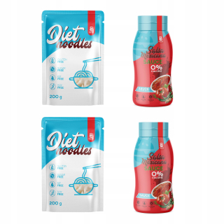 Diéta rezance 2x cestoviny nula + 2x sos 0 kcal salsa