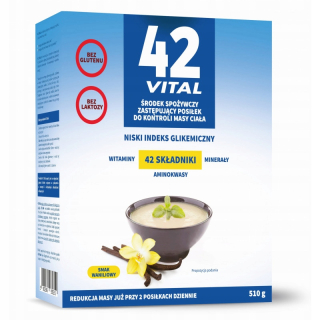 Spaľovač tuku - DIÉTA 42 VITÁLNEHO CHUDNUTIA 500g Vanilka