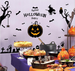 Halloween - DIY steny nálepky dekorácie pre Halloween