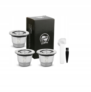 Kávové kapsule - Pre Nespresso, opakovane použiteľné kapsuly inox