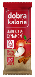 Dobré kalórie Baton Apple Cinnamon Vegan 35g 20ks