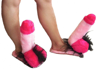 HLAVNÉ Šľapky Šľapky SLIPPERS TOPÁNKY GIFT penisy