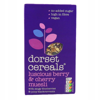 Dorset Luscious Berry & Cherry Muesli 600g.