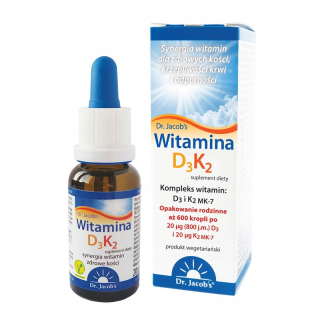 Dr Jacobs Vitamín D3K2 20ml