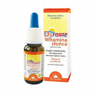 DR JACOBS VITAMÍN SLNKA D3 FORTE - 20ml