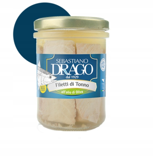 Filet z tuniaka DRAGO na olivovom oleji 200g