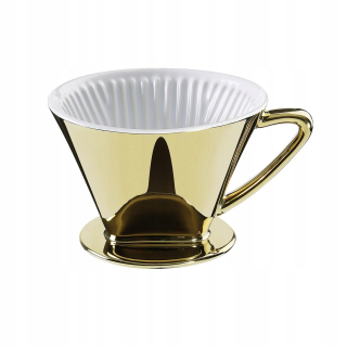 COFFEE DRIP veľkosť 4 zlaté Cilio