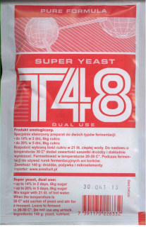 K dispozícii kvasinky T48 TURBO BIMBER / 10PCS.