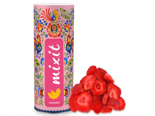 Sušené ovocie - VEĽKÉ ovocie, lyofilizované MIXIT jahoda 100g