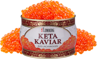 VEĽKÁ ČERVENÁ KETA CAVIAR 400g LEMBERG