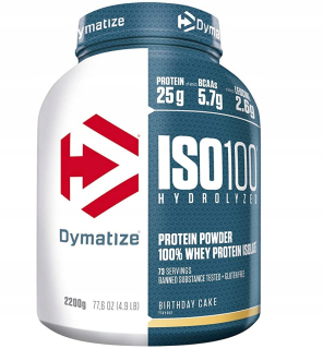 Proteín - DYMATIZUJTE ISO 100 2200 g PROTEÍN 100% PROTEÍNOVÝ IZOLÁT