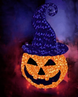 Darček na Valentína - Tekvica 3D Illuminácie LED dekorácie Halloween sviatky