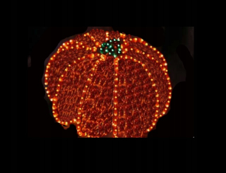 Darček na Valentína - Tekvica 3D iluminácie viedla Halloween Holloween
