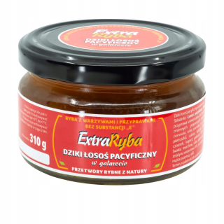 Divoký tichomorský losos v Jelly Boryba 300g
