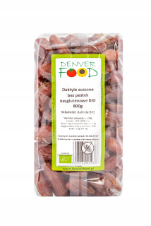 Sušené ovocie - Sušené dátumy bez gluten, 800g