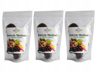 Sušené ovocie - Sušené daktívy Medjool Medjoul 3x150g bez síry